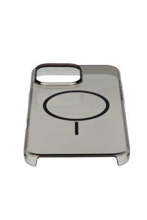 Apple iPhone 16 Pro PC Blank Magsafe Kapak - Siyah-(5796)