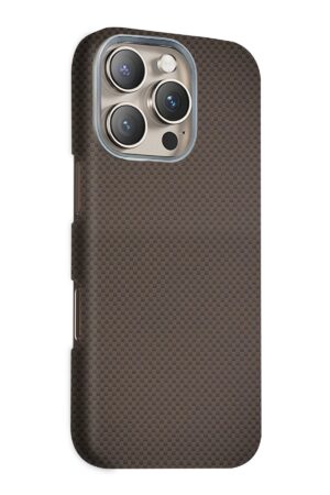 Apple iPhone 16 Pro Max Volt Magsafe Kapak - Kahverengi-(5796)