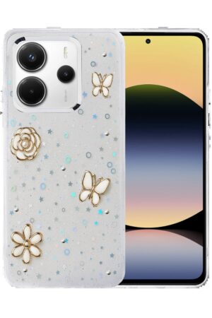 Xiaomi Redmi Note 14 4G Fiyonk Desenli Kapak - Desen 2-(5796)