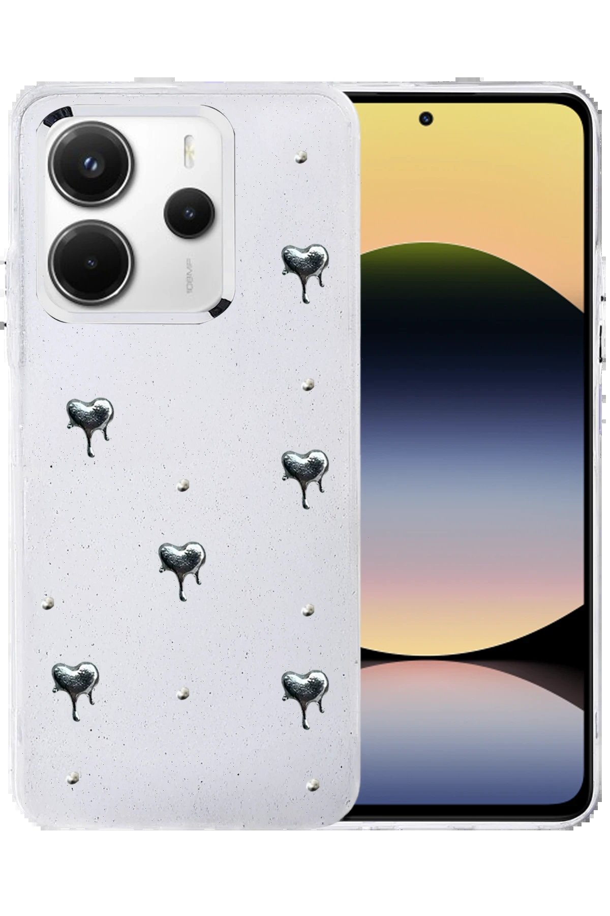 Xiaomi Redmi Note 14 4G Fiyonk Desenli Kapak - Desen 9-(5796)