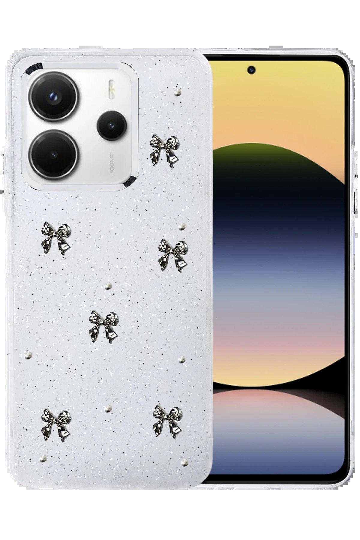 Xiaomi Redmi Note 14 4G Fiyonk Desenli Kapak - Desen 10-(5796)