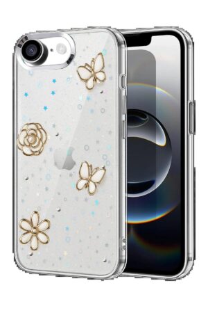 Apple iPhone 16E Fiyonk Desenli Kapak - Desen 2-(5796)