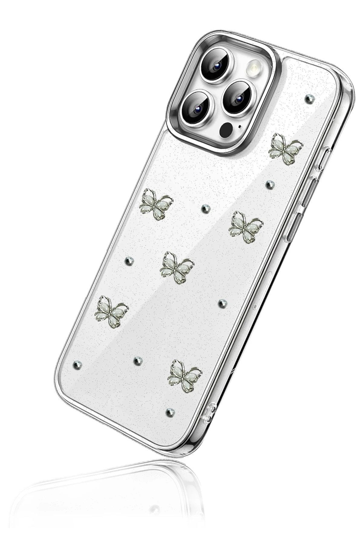 Apple iPhone 16E Fiyonk Desenli Kapak - Desen 7-(5796) - Görsel 3