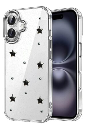 Apple iPhone 16 Plus Fiyonk Desenli Kapak - Desen 8-(5796)