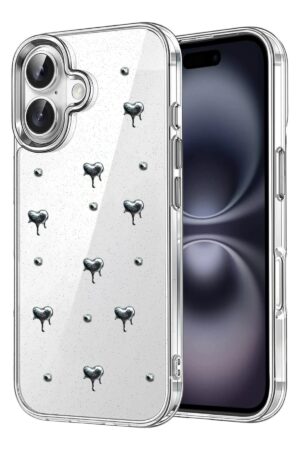 Apple iPhone 16 Plus Fiyonk Desenli Kapak - Desen 9-(5796)