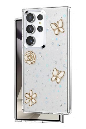 Samsung Galaxy S23 Ultra Fiyonk Desenli Kapak - Desen 2-(5796)