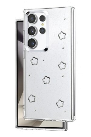 Samsung Galaxy S23 Ultra Fiyonk Desenli Kapak - Desen 3-(5796)