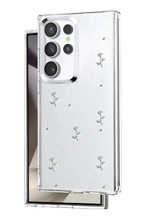 Samsung Galaxy S23 Ultra Fiyonk Desenli Kapak - Desen 7-(5796)