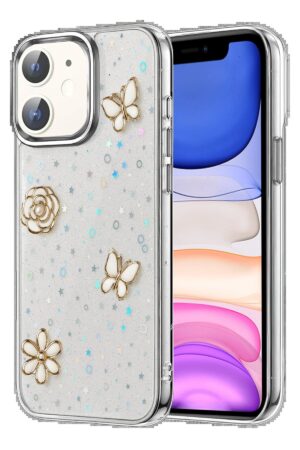 Apple iPhone 11 Fiyonk Desenli Kapak - Desen 2-(5796)