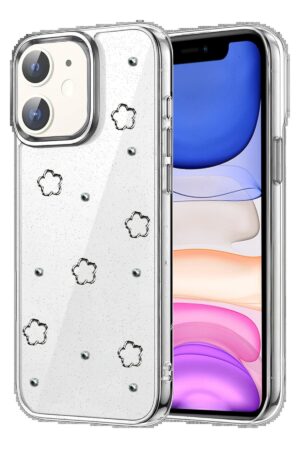 Apple iPhone 12 Fiyonk Desenli Kapak - Desen 3-(5796)