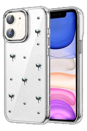 Apple iPhone 12 Fiyonk Desenli Kapak - Desen 9-(5796)