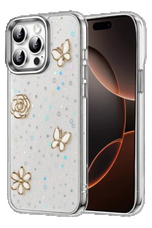 Apple iPhone 14 Pro Max Fiyonk Desenli Kapak - Desen 2-(5796)