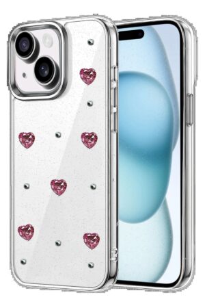 Apple iPhone 15 Fiyonk Desenli Kapak - Desen 4-(5796)