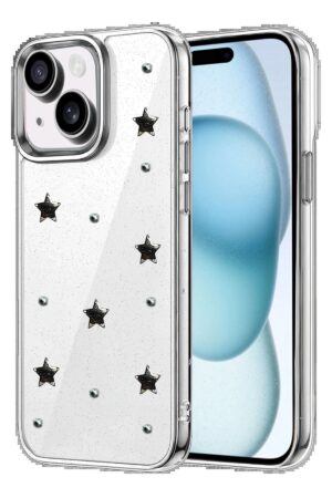 Apple iPhone 15 Plus Fiyonk Desenli Kapak - Desen 8-(5796)