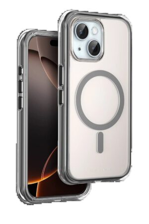 Apple iPhone 15 Hulk Magsafe Kapak - Siyah-(5796)