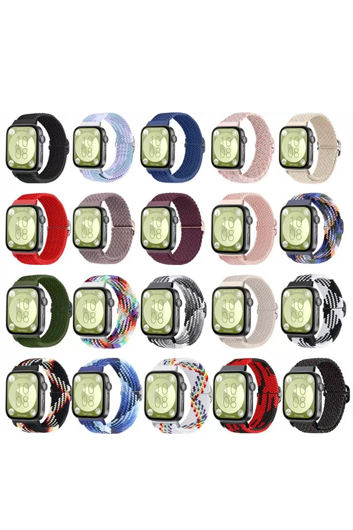 Huawei Fit 4 Star Kordon - Gökkuşağı 2-(5796) - Görsel 3