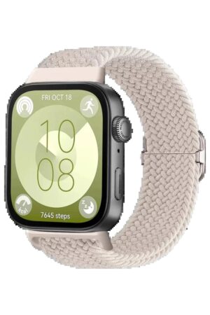 Huawei Fit 4 Star Kordon - Bej-(5796)