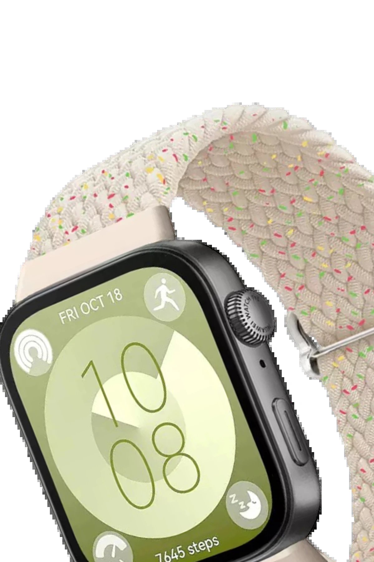 Huawei Fit 4 Star Kordon - Gri-Turuncu-(5796) - Görsel 2