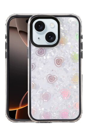 Apple iPhone 14 Lumi Desenli Kapak - Siyah-(5796)