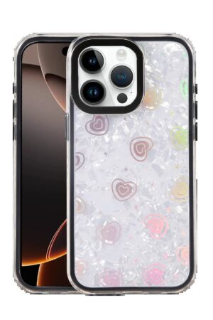 Apple iPhone 15 Pro Lumi Desenli Kapak - Siyah-(5796)