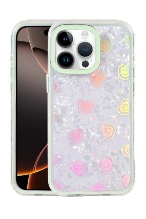 Apple iPhone 15 Pro Max Lumi Desenli Kapak - Mavi-(5796)