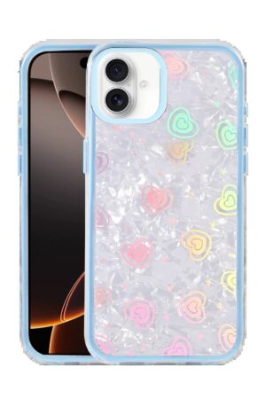 Apple iPhone 16 Lumi Desenli Kapak - Yeşil-(5796)