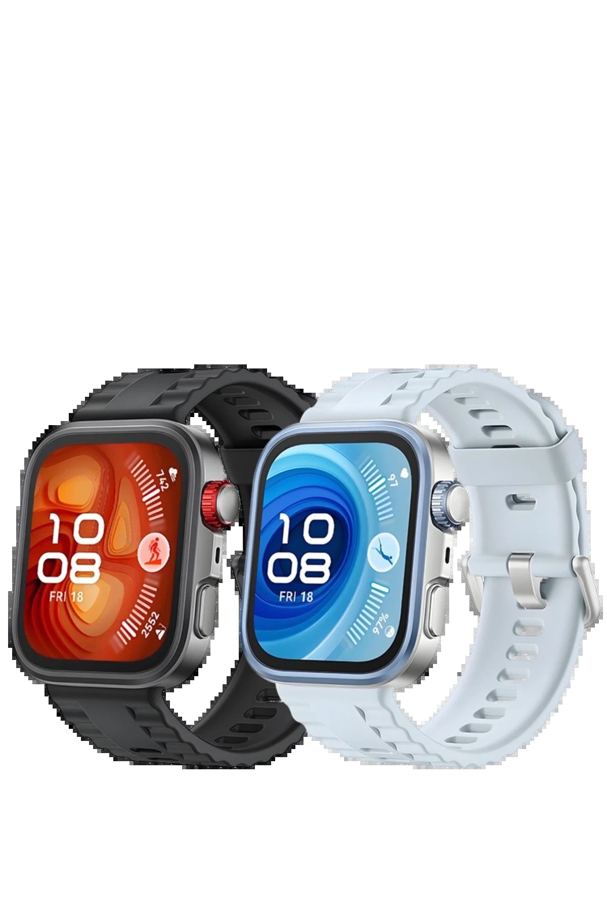 Huawei Fit 4 Nova Silikon Kordon - Gri-(5796) - Görsel 3