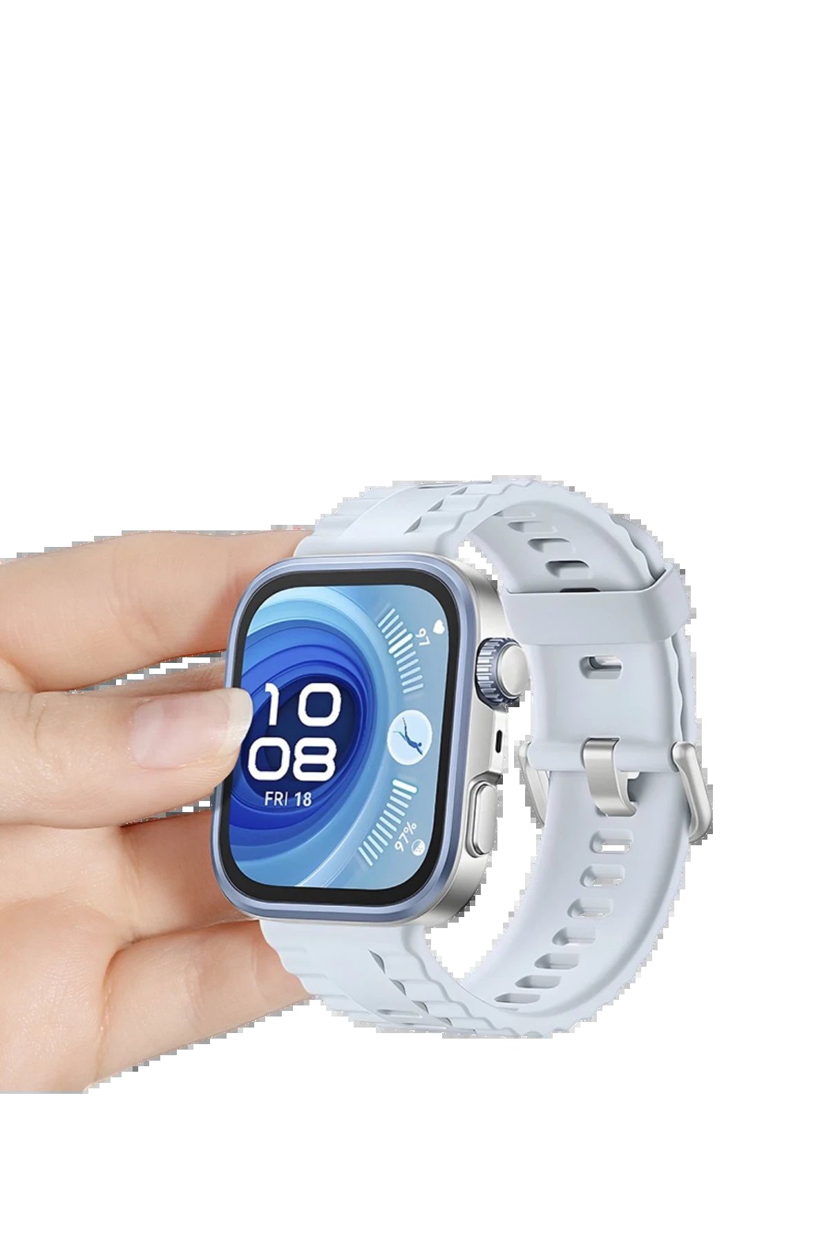 Huawei Fit 4 Nova Silikon Kordon - Turuncu-(5796) - Görsel 3