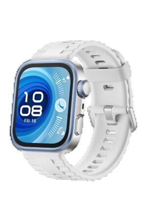 Huawei Fit 4 Nova Silikon Kordon - Beyaz-(5796)