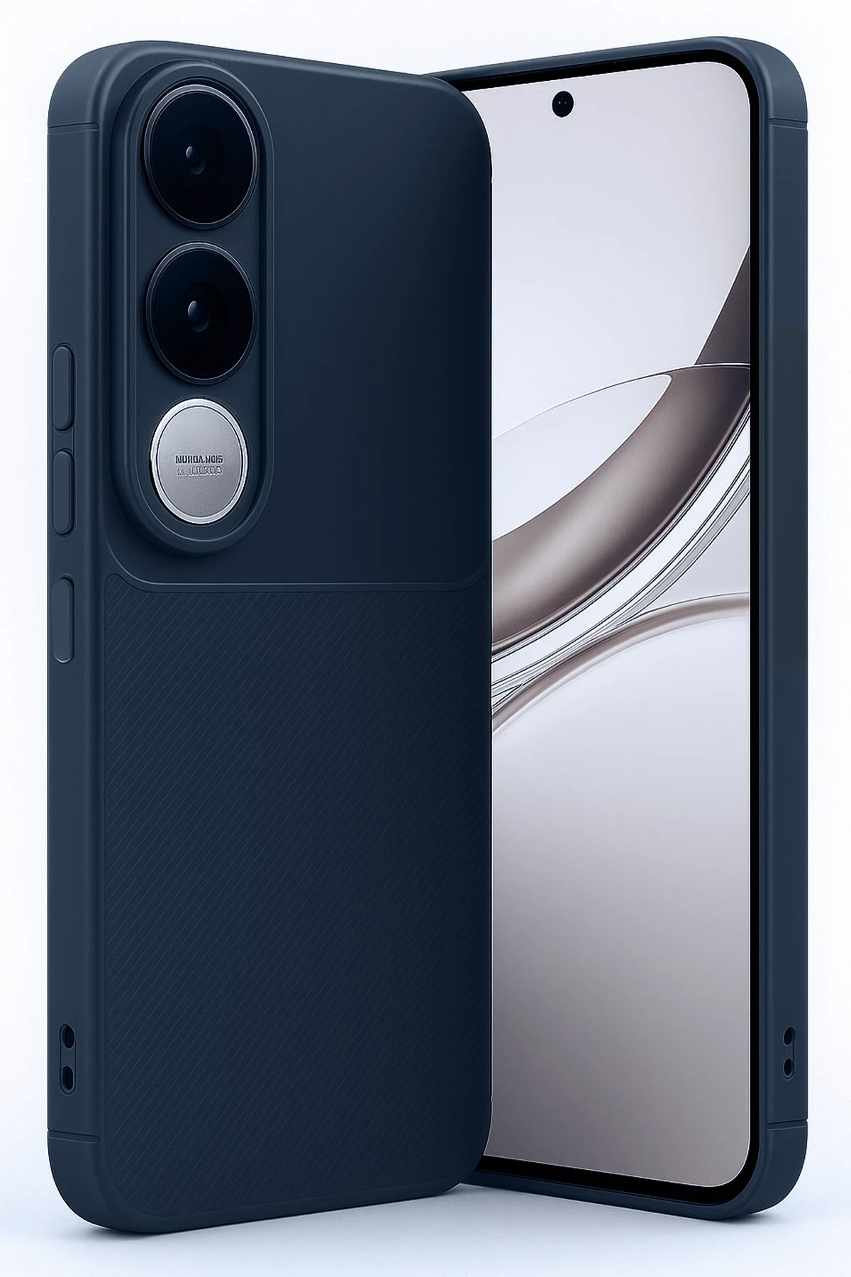 Vivo V50 Lite 4G Auto Focus Karbon Kapak - Lacivert-(5796) - Görsel 2