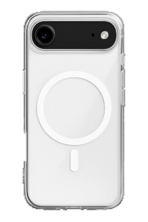 iPhone 17 Air Kılıf Magneticsafe Şeffaf Silikon - Şeffaf-(5796)