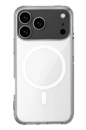 iPhone 17 Pro Kılıf Magneticsafe Şeffaf Silikon - Şeffaf-(5796)