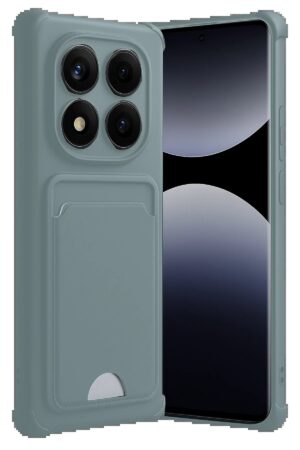 Xiaomi Redmi Note 14 Pro 5G Kelvin Kartvizitli Silikon - Açık Yeşil-(5796)