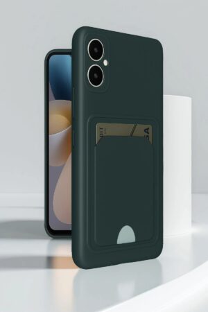 Samsung Galaxy A05 Kelvin Kartvizitli Silikon - Lila-(5796)