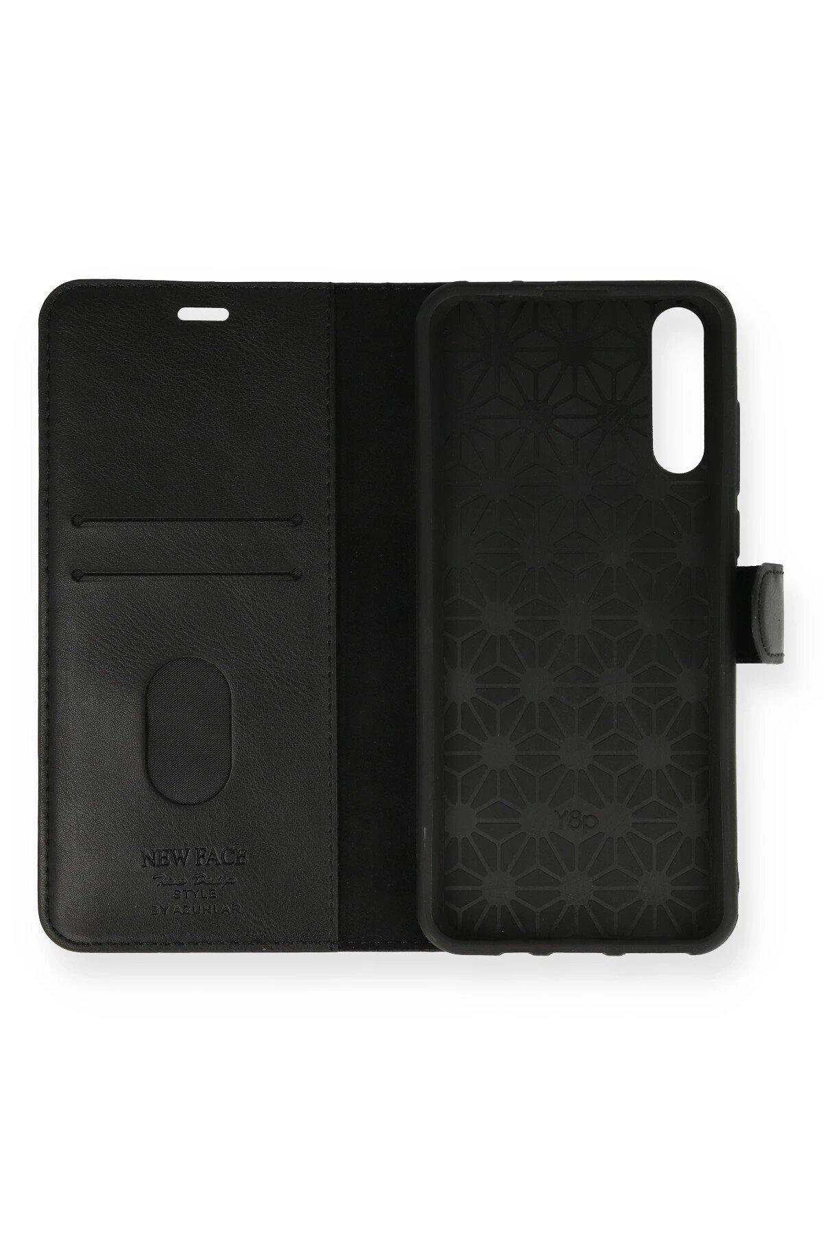 Huawei P Smart S Kılıf Trend S Plus Kapaklı Kılıf - Lacivert-(5796) - Görsel 3