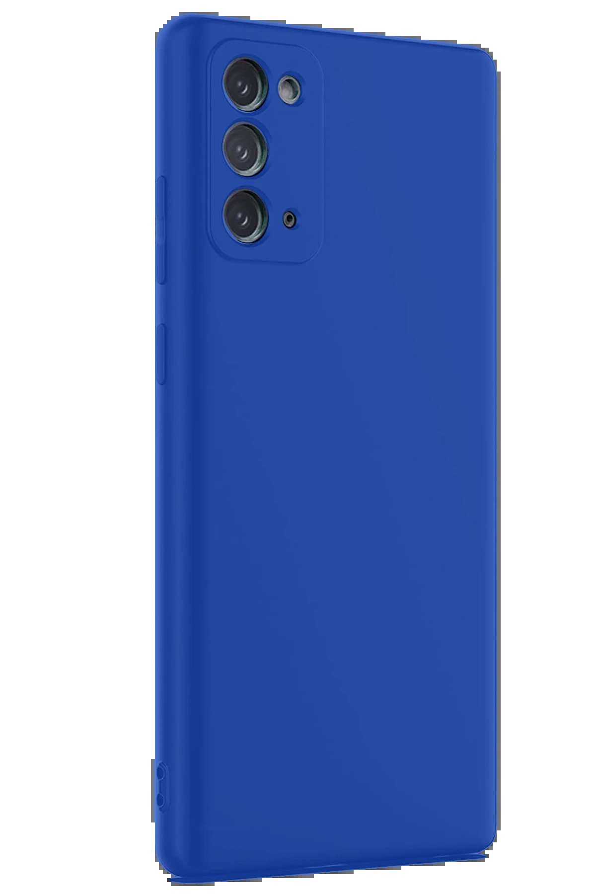 Samsung Galaxy Note 20 Kılıf First Silikon - Mavi-(5796) - Görsel 2