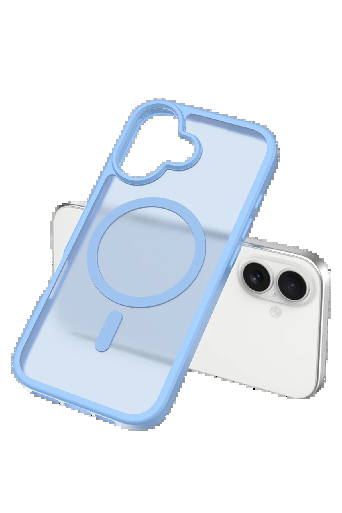 Apple iPhone 17 Jota Magsafe Kapak - Açık Mavi-(5796) - Görsel 2