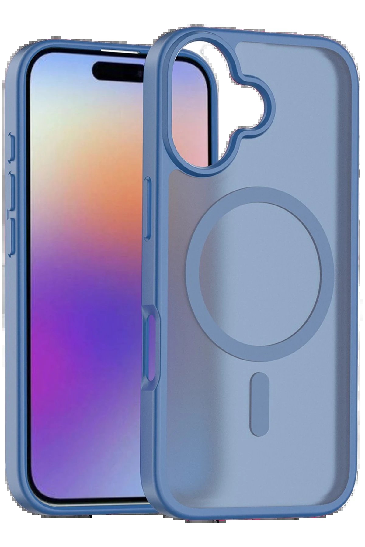 Apple iPhone 17 Jota Magsafe Kapak - Lacivert-(5796)