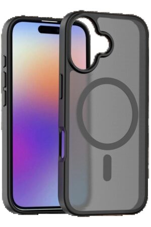 Apple iPhone 17 Jota Magsafe Kapak - Siyah-(5796)