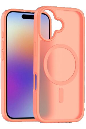 Apple iPhone 17 Jota Magsafe Kapak - Turuncu-(5796)