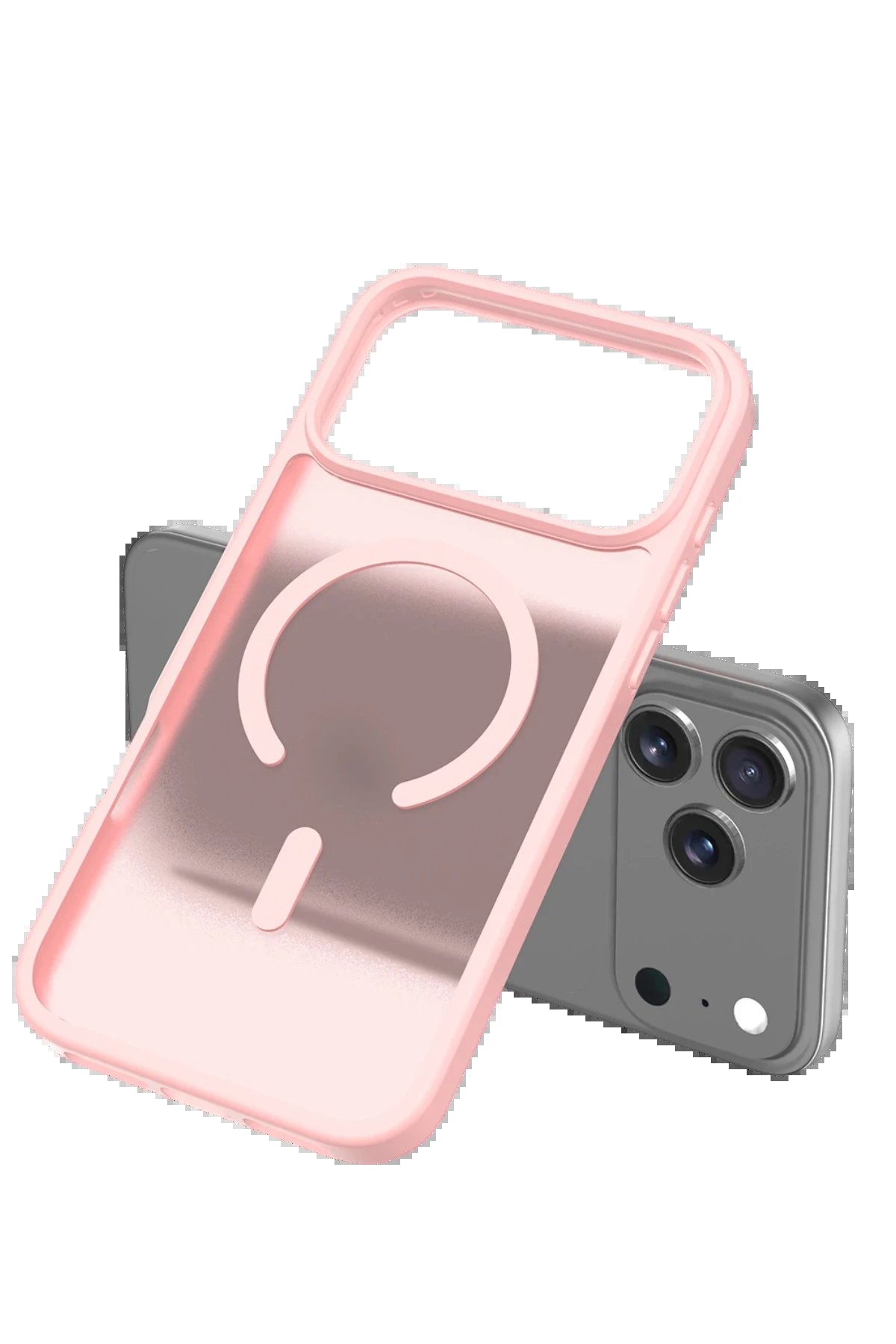 Apple iPhone 17 Pro Jota Magsafe Kapak - Pudra-(5796) - Görsel 2