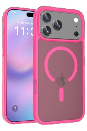 Apple iPhone 17 Pro Jota Magsafe Kapak - Rose-(5796)