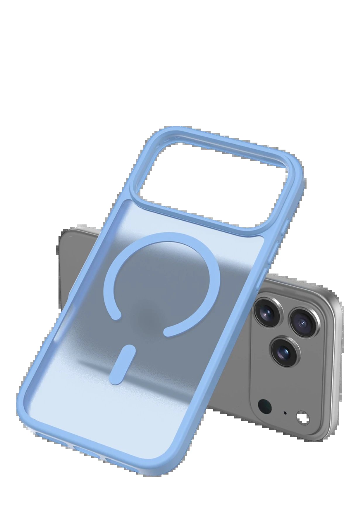 Apple iPhone 17 Pro Max Jota Magsafe Kapak - Açık Mavi-(5796) - Görsel 3