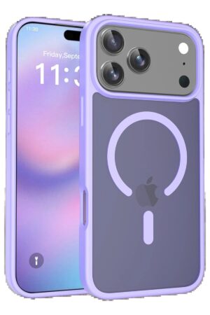 Apple iPhone 17 Pro Max Jota Magsafe Kapak - Lila-(5796)