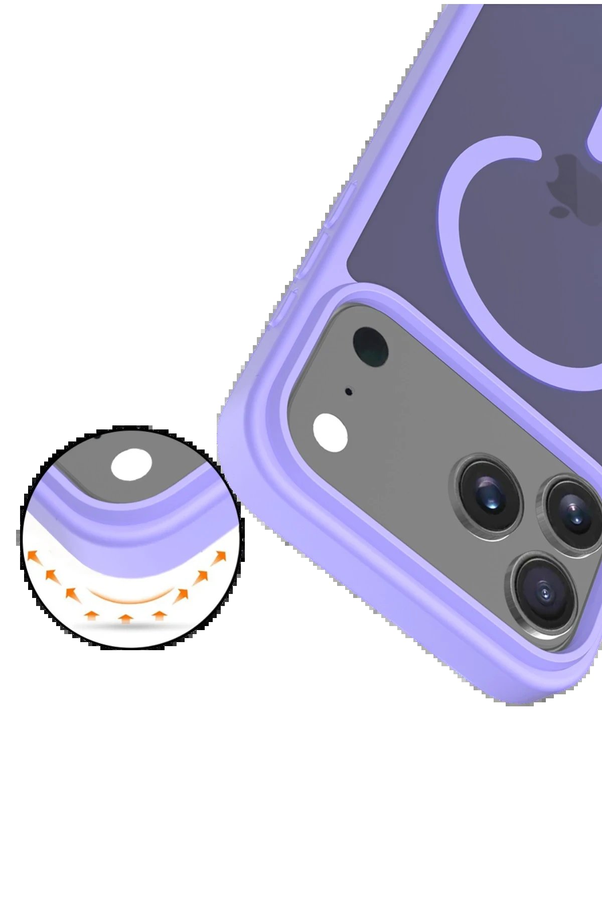 Apple iPhone 17 Pro Max Jota Magsafe Kapak - Lila-(5796) - Görsel 2