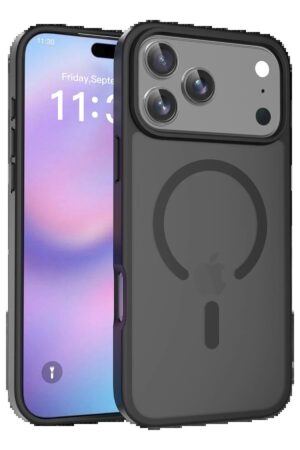 Apple iPhone 17 Pro Max Jota Magsafe Kapak - Siyah-(5796)
