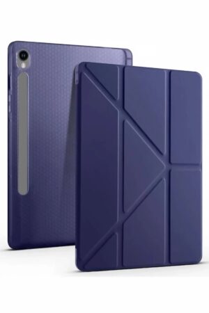 Samsung Galaxy Tab S10 FE Plus 13.1 Kalemlikli Mars Tablet Kılıfı - Lacivert-(5796)