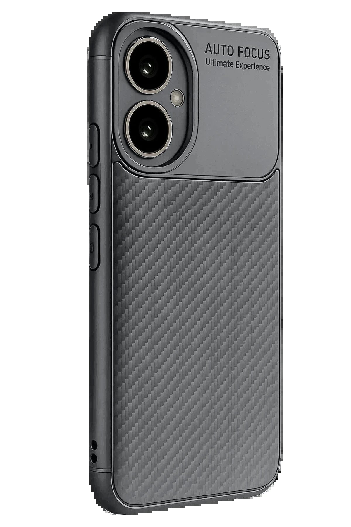 Honor 400 Kılıf Auto Focus Karbon Kapak - Gri-(5796) - Görsel 4