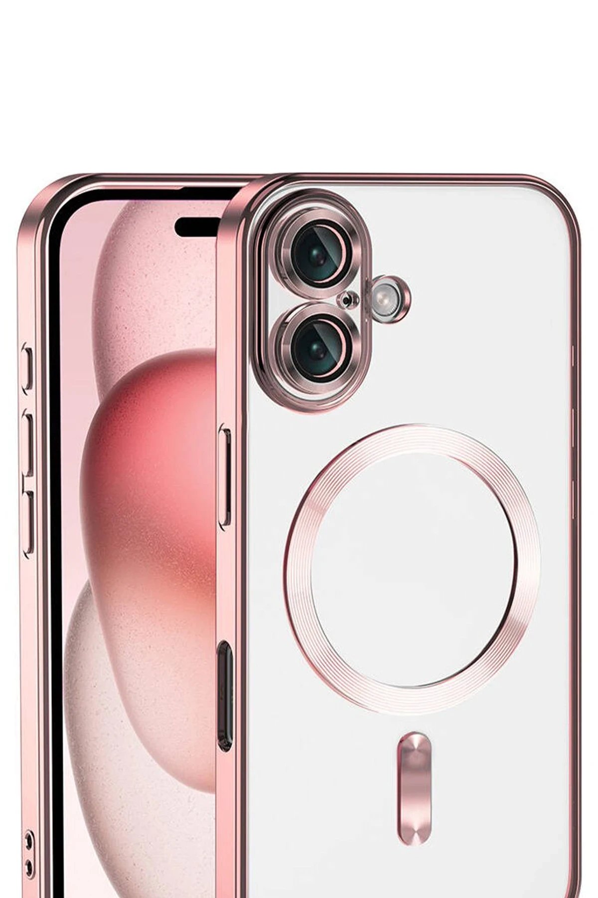 Apple iPhone 17 Kross Magneticsafe Kapak - Rose-(5796) - Görsel 2