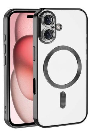 Apple iPhone 17 Kross Magneticsafe Kapak - Siyah-(5796)